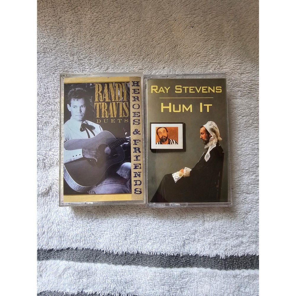 Randy Travis Ray Stevens Cassette Tapes Country Music Duets Vintage